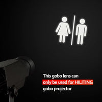 Projector GOBO Lens | Safety Sign Patterns | GOBO Glass Films