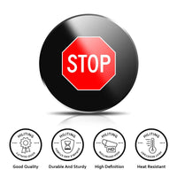 Outdoor 40W Rotating Gobo Projector with Glass Gobo- Stop Sign