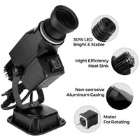 Outdoor 30W Rotating LED Gobo Projector