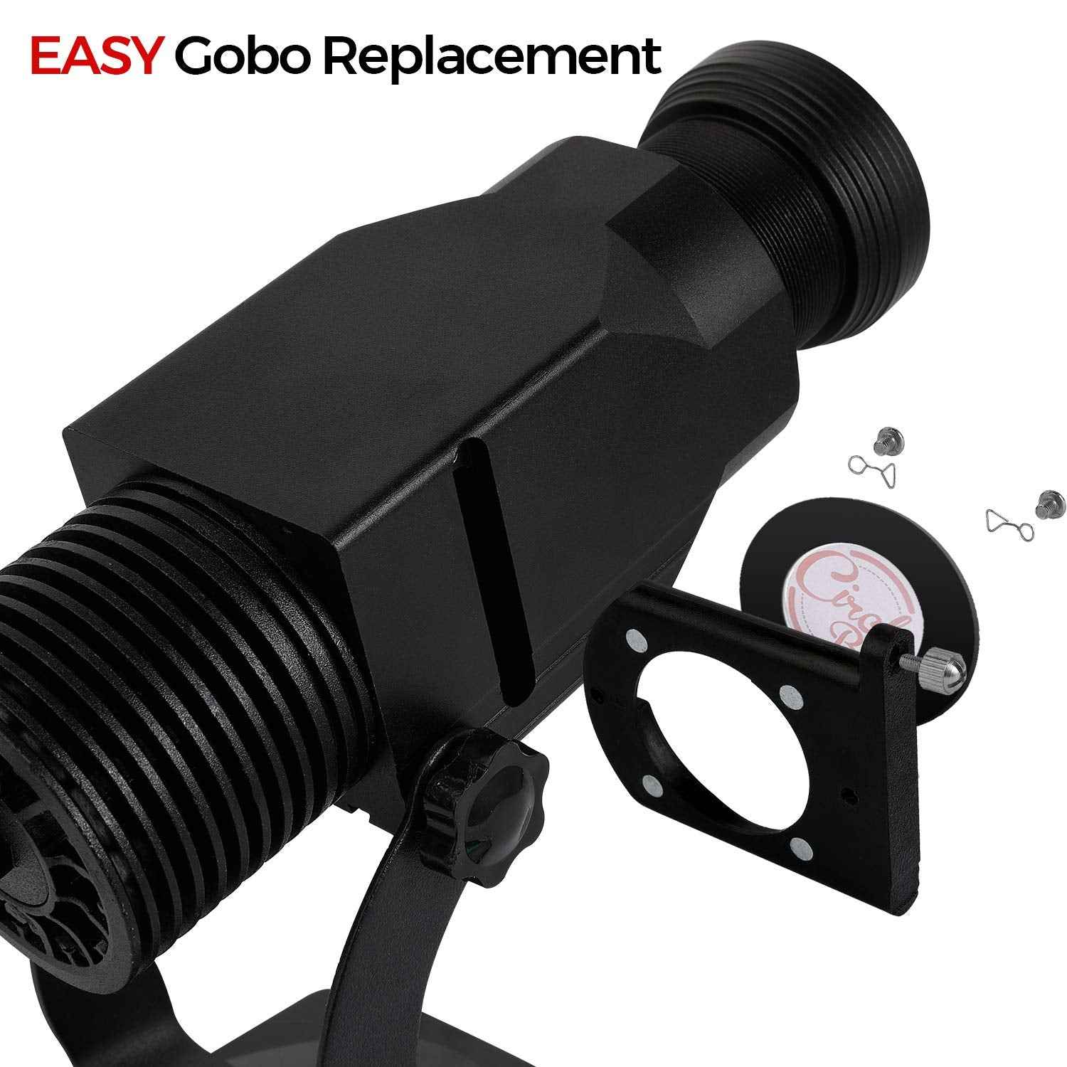 Indoor 15W Static Gobo Projector with Glass Gobo- Caution Forklift Traffic Sign