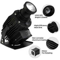 Outdoor 80W Rotating Gobo Projector