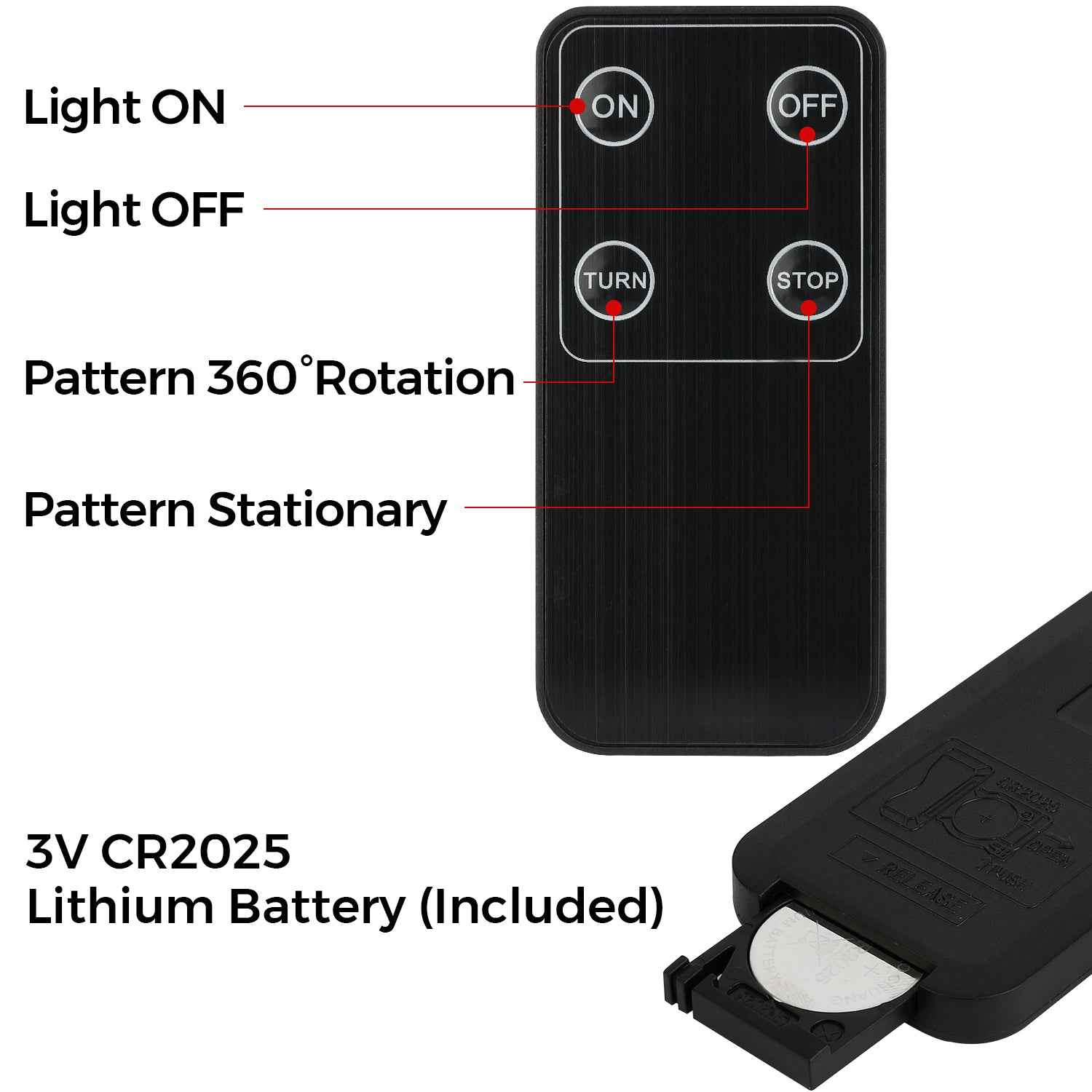 Outdoor 15W Rotating LED Gobo Projector